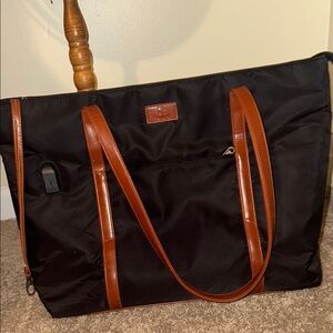 Black and Brown Men's Tote Bag